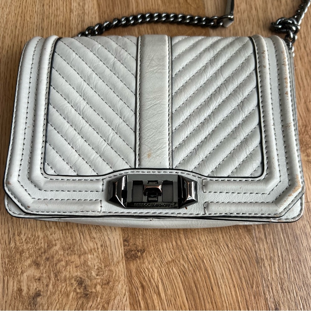 Rebecca Minkoff Quilted Crossbody Bag Purse - Picture 2 of 10